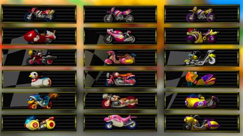 Mario Kart Wii | All Bikes - YouTube