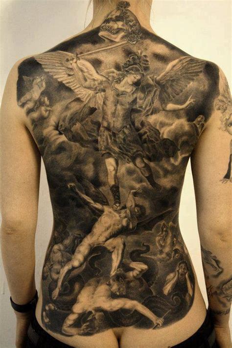 angels vs. demons | Tattoos | Pinterest