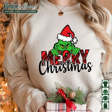 Funny Grinch Christmas Shirt - Vintagenclassic Tee