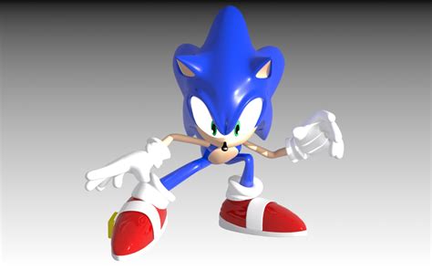 3d model sonic rigging