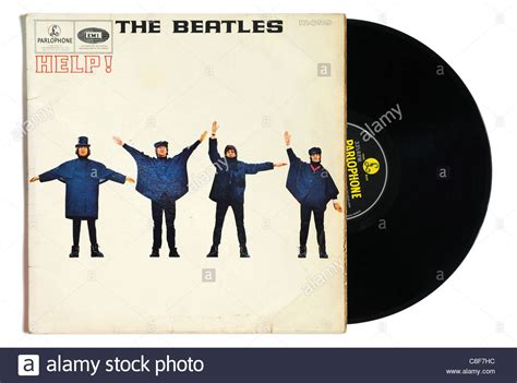 The Beatles Help album Stock Photo - Alamy