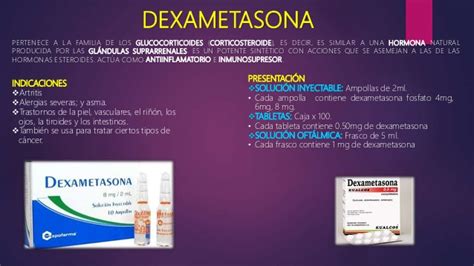 Dexametasona: Qué es, para qué sirve, nombre comercial y más