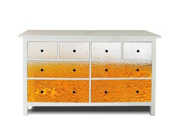 Möbelsticker für Ikea HEMNES Motiv Bier | banjado