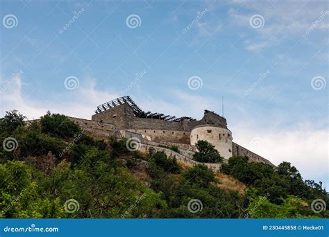 Deva Castle in Romania editorial stock photo. Image of county - 230445858