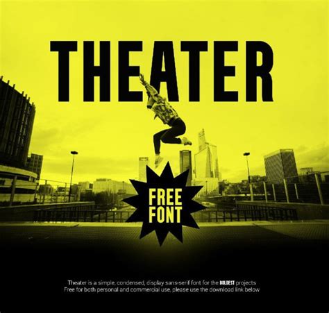 Theater font free download • AllBestFonts.com