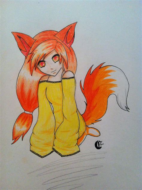 Anime Fox Girl by Skampeh on DeviantArt