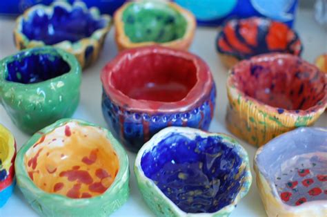 Sunnyside Art House: Colourful Pinch Pots and Pinch Pot Creations