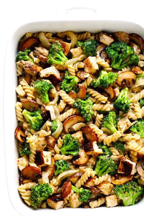 Healthier Broccoli Chicken Casserole Recipe | Gimme Some Oven