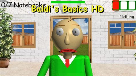 Baldi's Basics HD (Baldi's Basics Mod) - YouTube