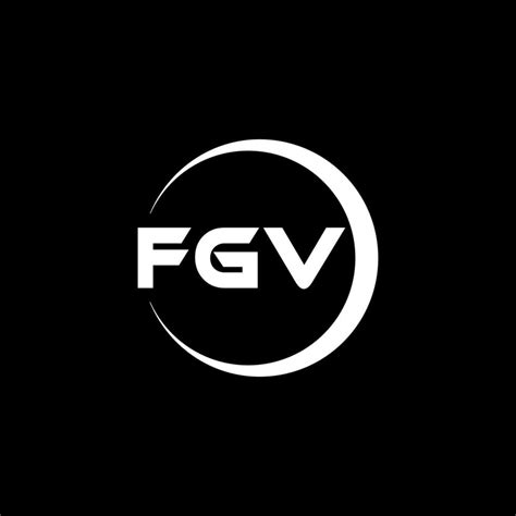 FGV letter logo design in illustration. Vector logo, calligraphy designs for logo, Poster ...