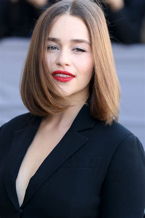 Emilia Clarke Looked Unrecognizable at the Dior Show???See Her Sexy ...