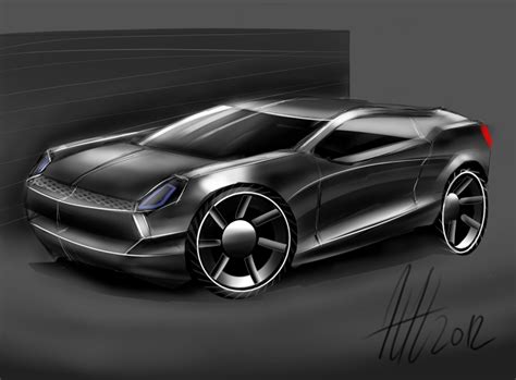 Car digital painting 1 by koleos33 on DeviantArt