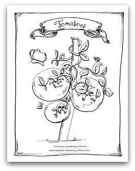 Free Vegetable Garden Coloring Books, Printable Activity Pages for Kids Garden Coloring Pages ...