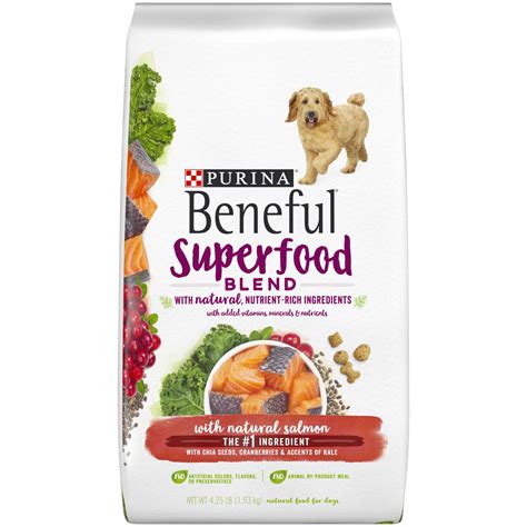 Nestle Purina Beneful - Superfood Blend with Natural Salmon - Chia ...