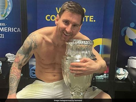 Lionel Messi's Picture With Copa America Trophy Becomes Most-Liked ...