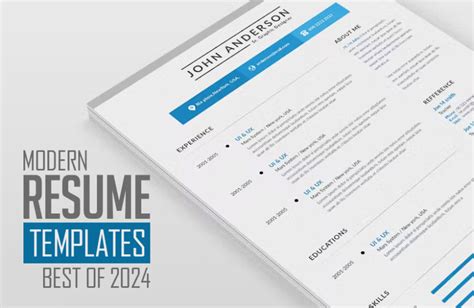 15+ Modern CV Resume Templates For 2024 Graphic Design Junction