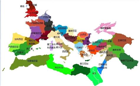 Trajan-era Roman Empire with province names in Chinese : r/MapPorn