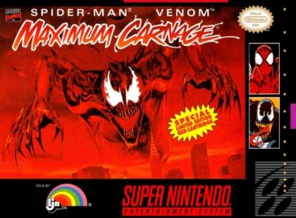 Spider-Man & Venom : Maximum Carnage [USA] - Super Nintendo (SNES) rom ...