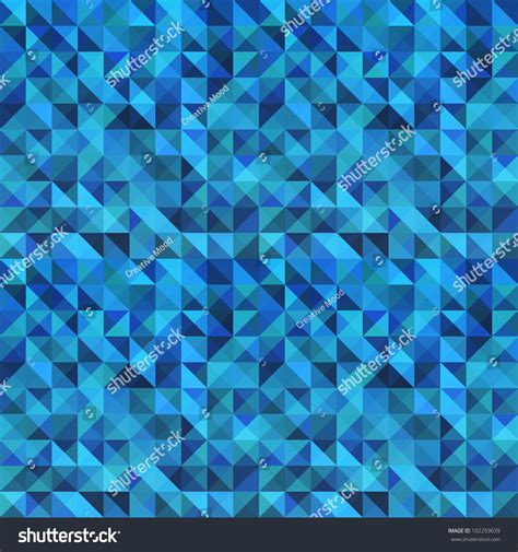 Blue Seamless Triangle Abstract Pattern Vector Stock Vector 102259039 - Shutterstock