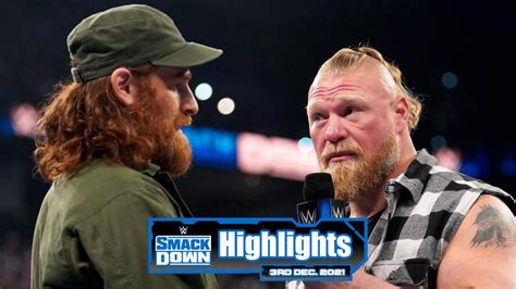 WWE SMACKDOWN Highlights - 12/03/21 - WrestleTalk