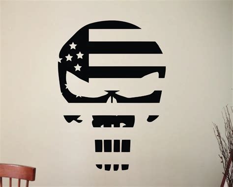 Skull Silhouette Decal