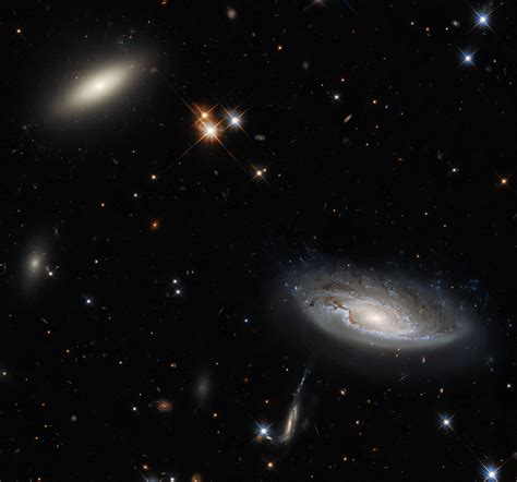 Stunning Image: Two Enormous Galaxies Captured by Hubble Space Telescope