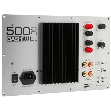 Bash 500S Digital Subwoofer Plate Amplifier 500W RMS