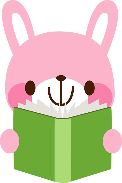 Rabbit Reading Illustrations & Vectors - Clip Art Library