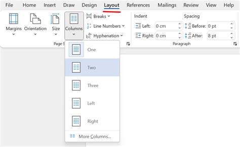 Step-by-Step Guide: Creating Columns in Microsoft Word - Ai Autoblog ...