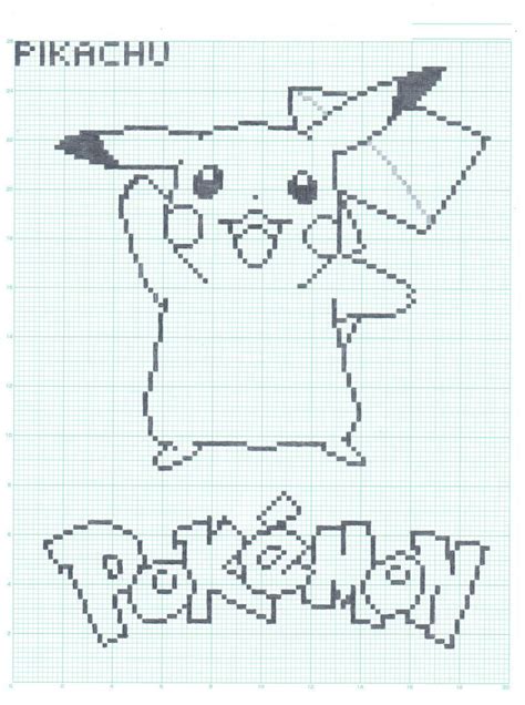 graph paper drawings pokemon - ripvanwinklebrewery