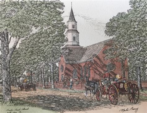 Bruton Parish Church, Williamsburg | Martin Barry Art Baltimore, MD