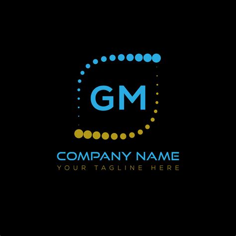 GM letter logo creative design. GM unique design. 20367765 Vector Art ...