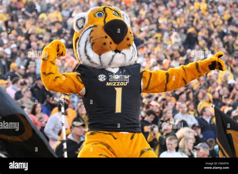 Columbia, Missouri, USA. 2nd Nov, 2013. November 02, 2013 Columbia, MO: Mizzou mascot Truman the ...