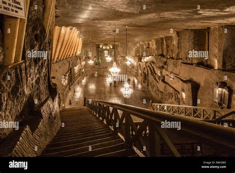 Poland, Wieliczka, near Krakow, salt mines, Kinga chapel entirely ...