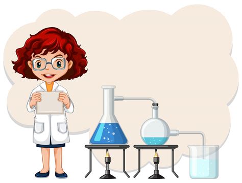 Female Scientist Cartoon