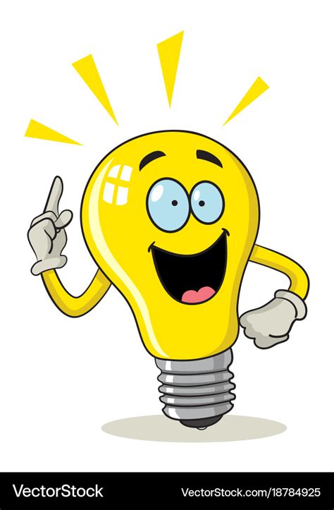 Light Bulb Idea Cartoon