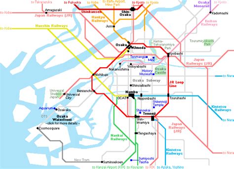 Osaka Namba Area Map