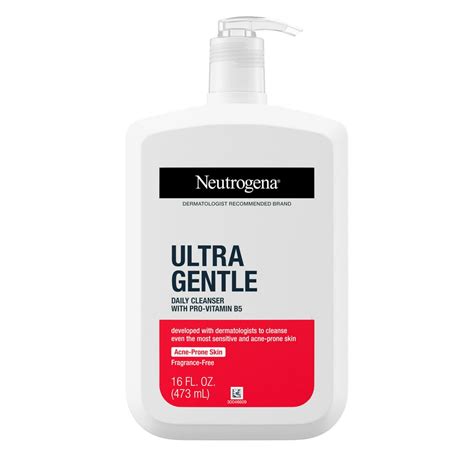 Neutrogena Ultra Gentle Daily Face Cleanser, Fragrance-Free, 16 fl. oz - Walmart.com - Walmart.com