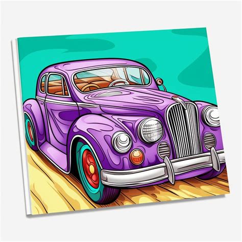 Printable Classic Cars Coloring Pages for Kids 20 Printable - Etsy