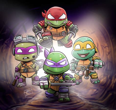 TMNT CHIBIS by OptimusPraino on DeviantArt