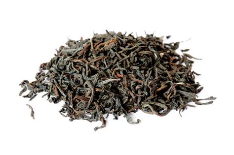 Dry black tea leaves stock photo. Image of english, black - 24007496