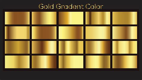 Gold Gradient Swatches Vector Art, Icons, and Graphics for Free Download