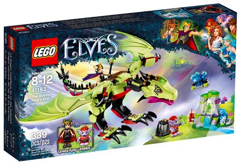 LEGO Elves 41183 pas cher, Le dragon maléfique du roi des Gobelins