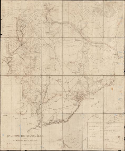 Environs de Brazzaville.: Geographicus Rare Antique Maps