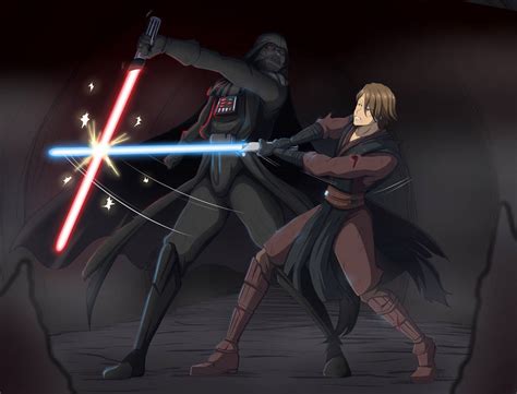 Anakin Skywalker Vs Darth Vader Tython Round 1 by FreeManWriter on DeviantArt