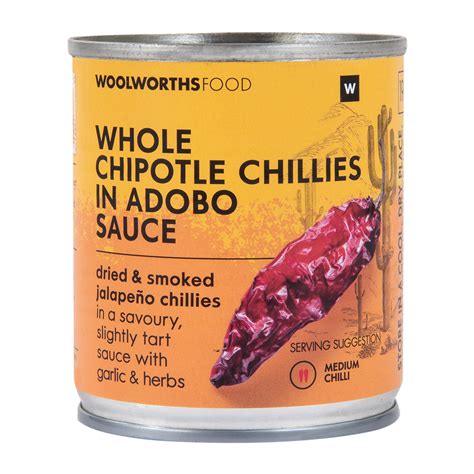 Whole Chipotle Chillies in Adobo Sauce 260 g | Woolworths.co.za