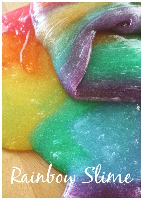 Rainbow Slime: How To Make Cool Colored Slime