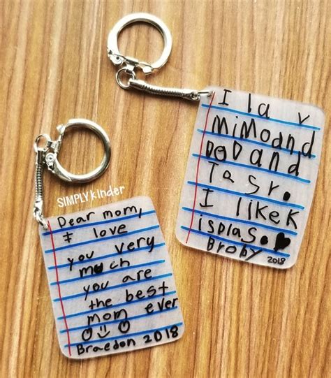 Make these shrink film keepsake keychains with your students using Shrinky-Dink paper! We share ...