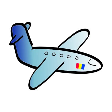 Aeroplane vector art | Free SVG