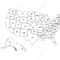 Map Of The United States Clipart Inside United States Map Template Blank - Creative Sample Templates